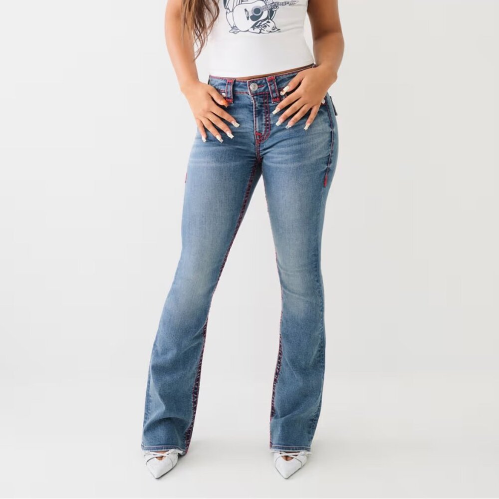 NWT True Religion Becca Super T Bootcut Jean - ASO Alix Earle & Kylie Jenner